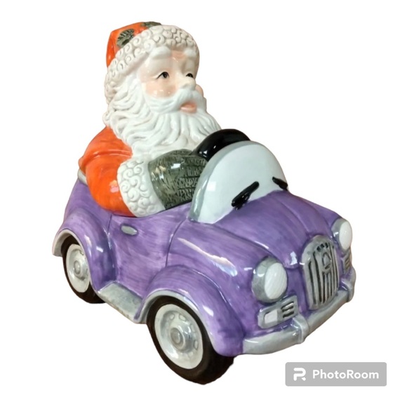 Design PAC Holiday Santa Cookie Jar - Picture 4 of 7